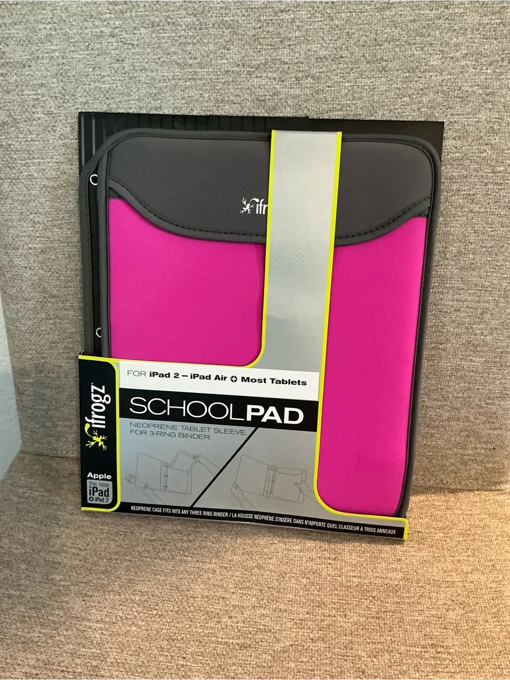 iFrogz School Pad Neoprene Tablet Sleeve - Pink